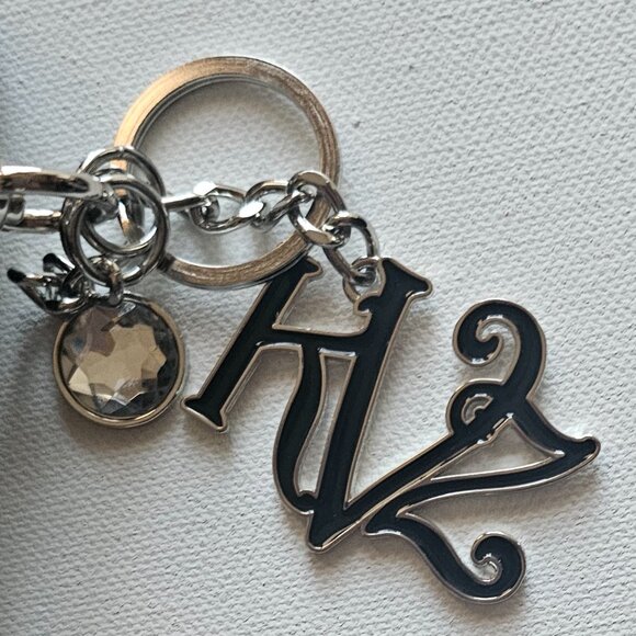 KATHY VAN ZEELAND Faux Snakeskin Print Studded Handbag with Charms - Picture 4 of 6